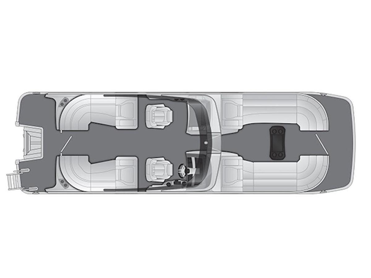 2026 Bennington RX Sport Quad Bench 25 RXFBWA