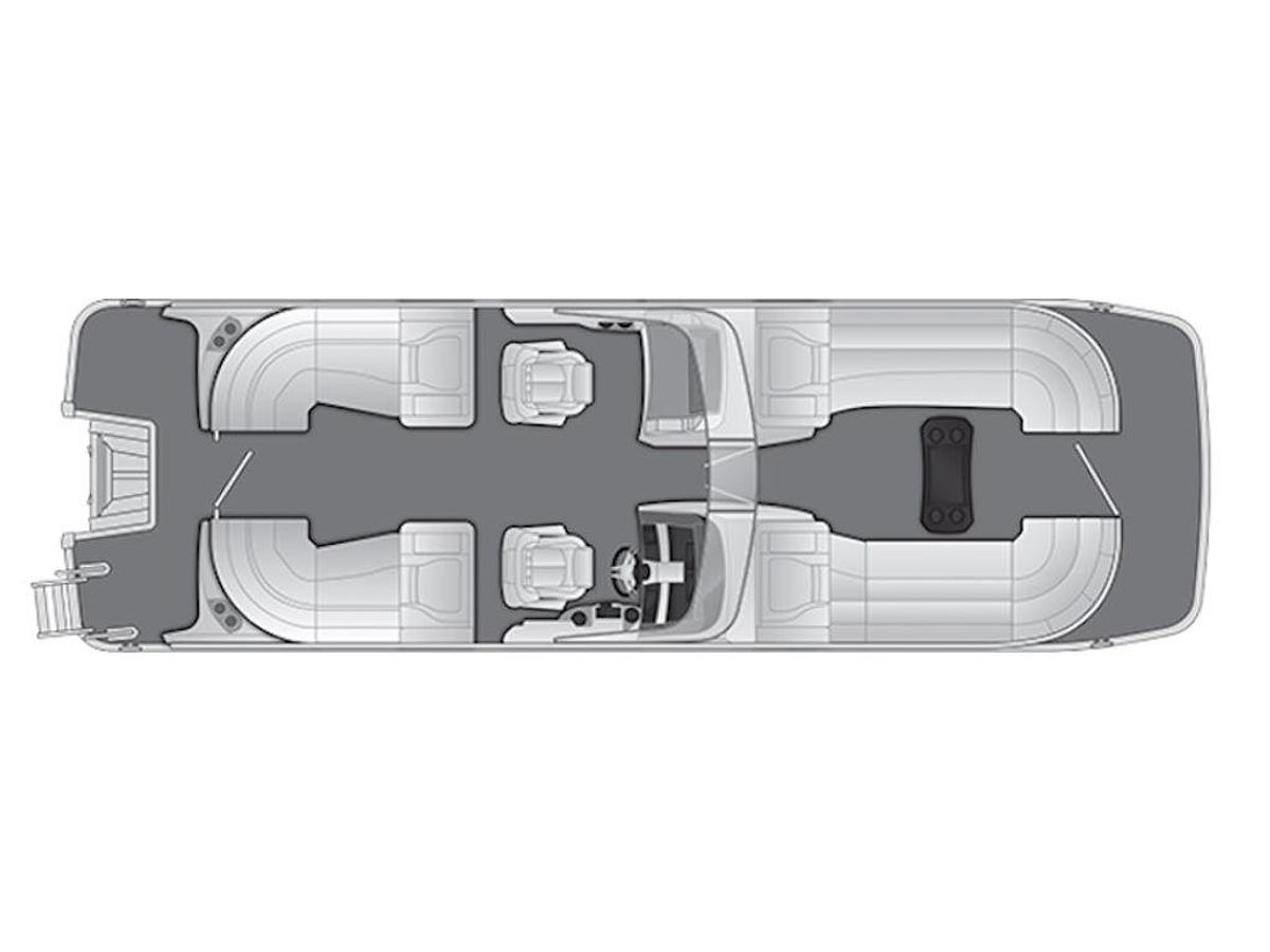 2026 Bennington RX Sport Quad Bench 25 RXFBW