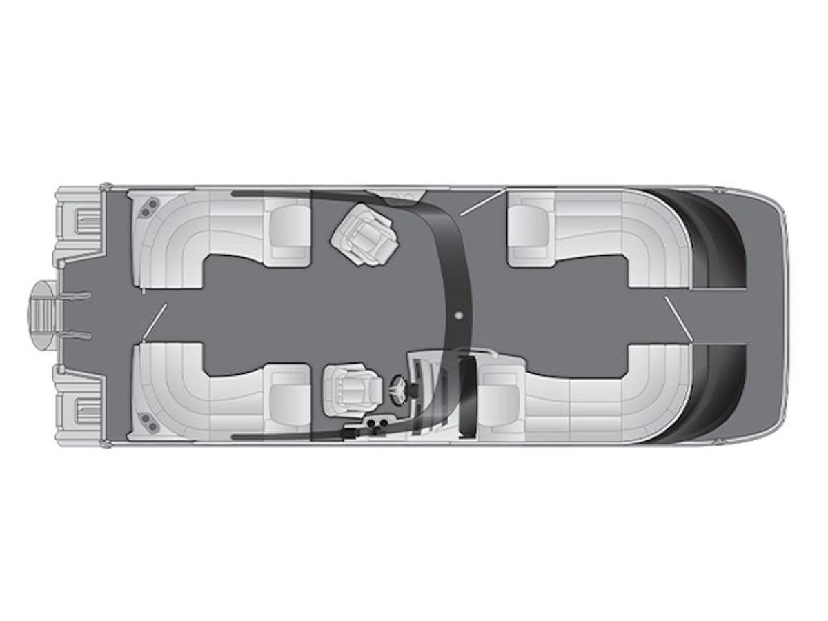 2026 Bennington QX Quad Bench 27 QXFBAX2