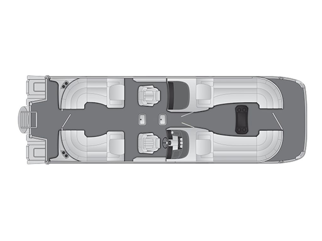 2026 Bennington RX Sport Quad Bench 27 RXFBWAT2