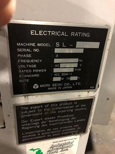 Used 1996 MORI SEIKI SL-20 Fanuc 16T, 8" Chuck, Tailstock