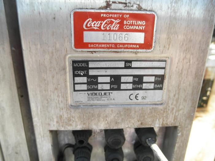 Used Printer, Inkjet, Videojet, Series 170i UHS, Video Excel, #C741823