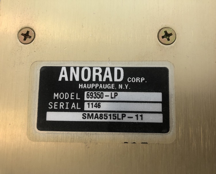 Used Anorad 69350-LP SMA8515LP-11