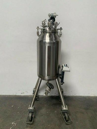 Used Paul Mueller 100 Liter Stainless Steel Bioreactor w/ Mixer