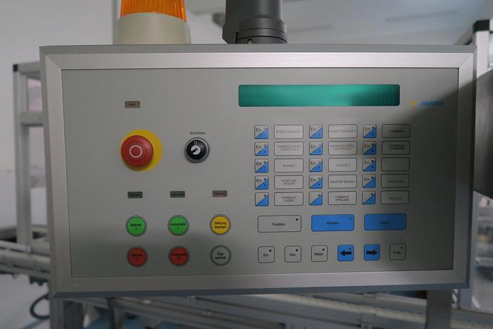 Used Herma Bottle Labeller