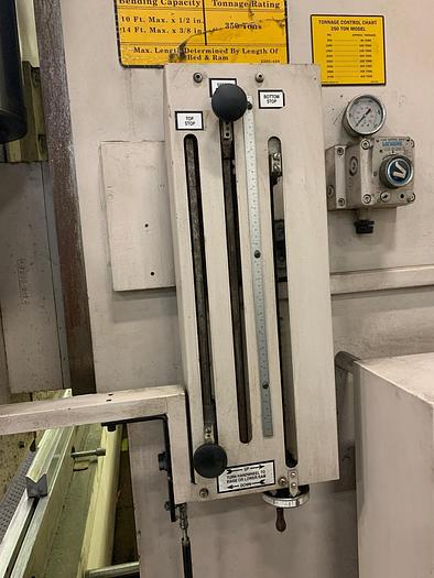 Used 1995 Wysong - 350-Ton x 14' CNC Hydraulic Press Brake MTH350-168
