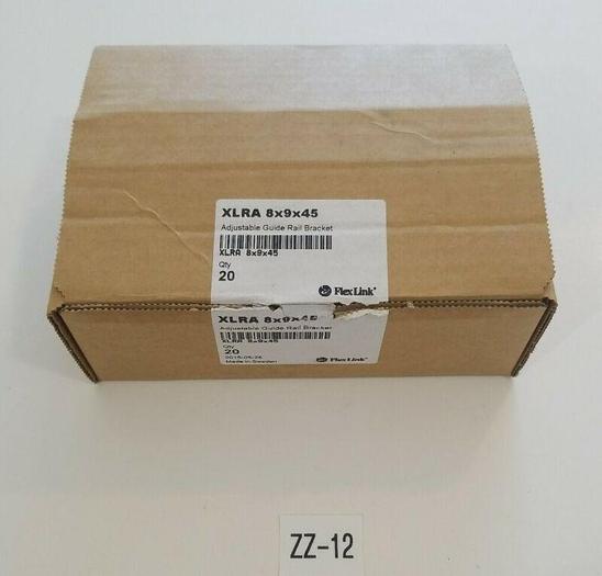 *NEW* Box of 20 FlexLink XLRA 8x9x45 Adjustable Guide Rail Bracket
