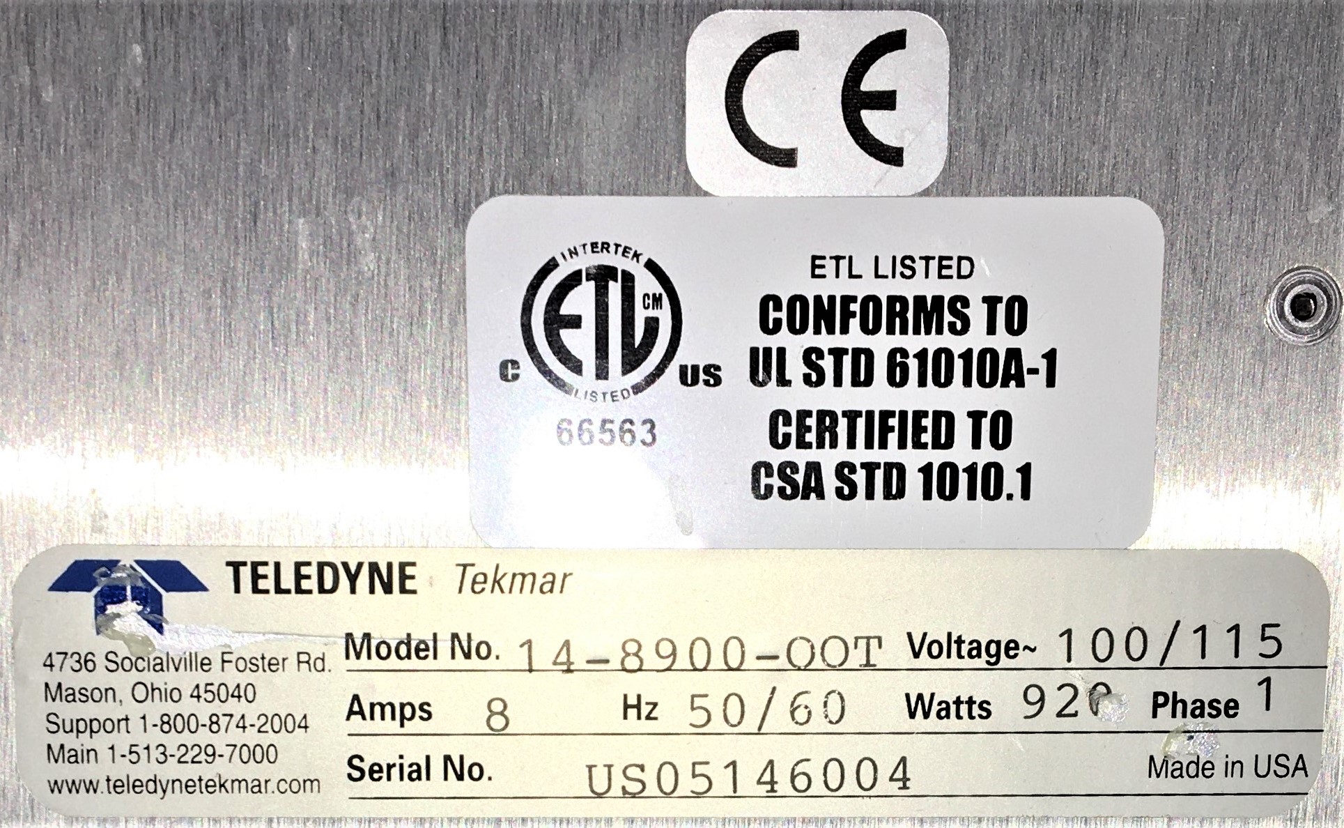 As is Teledyne Tekmar Velocity XPT Purge and Trap Sample Concentrator