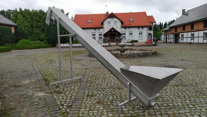 Used Przenośnik (transporter) ślimakowy w korycie zamkniętym - nierdzewny