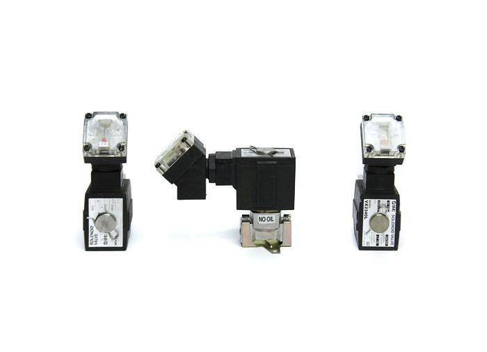 Used SMC VX2340L and VX2330L Solenoid Valve PT 1/4 Lot of 3 (5101)