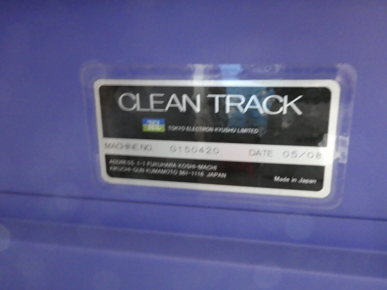 Used TEL Tokyo Electron CRA Career Station Block TEL Lithius Clean Track Working