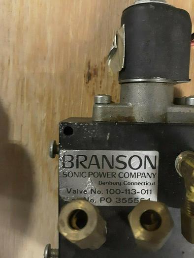 Used Branson Air Valve for Ultrasonic Welder with solenoid