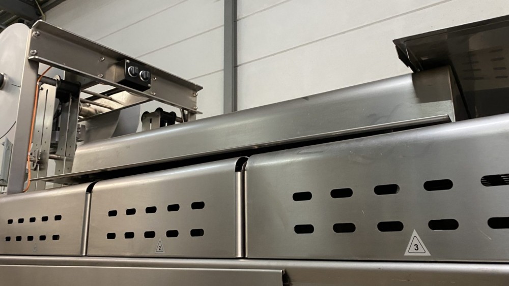 Ulma high speed thermoformer, TF700 with MAP option.