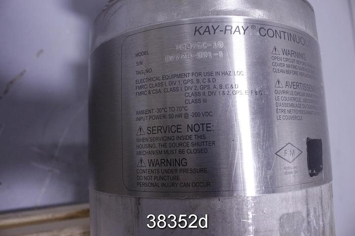 Used Kay Ray 7002GC-10 Continuous Level Detector, 10' Length #38352