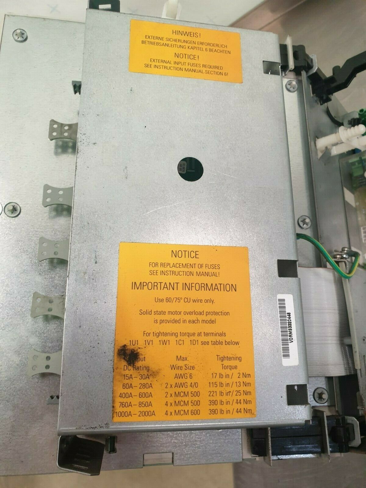 Used Siemens SIMOREG | DC Converter | 6RA7028-6DV62-0 | DC Master | 6RA70286DV620