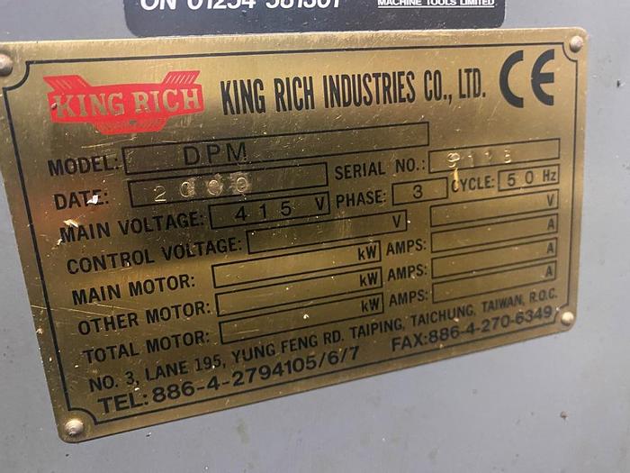 Used 2000 XYZ DPM CNC Toolroom Milling Machine