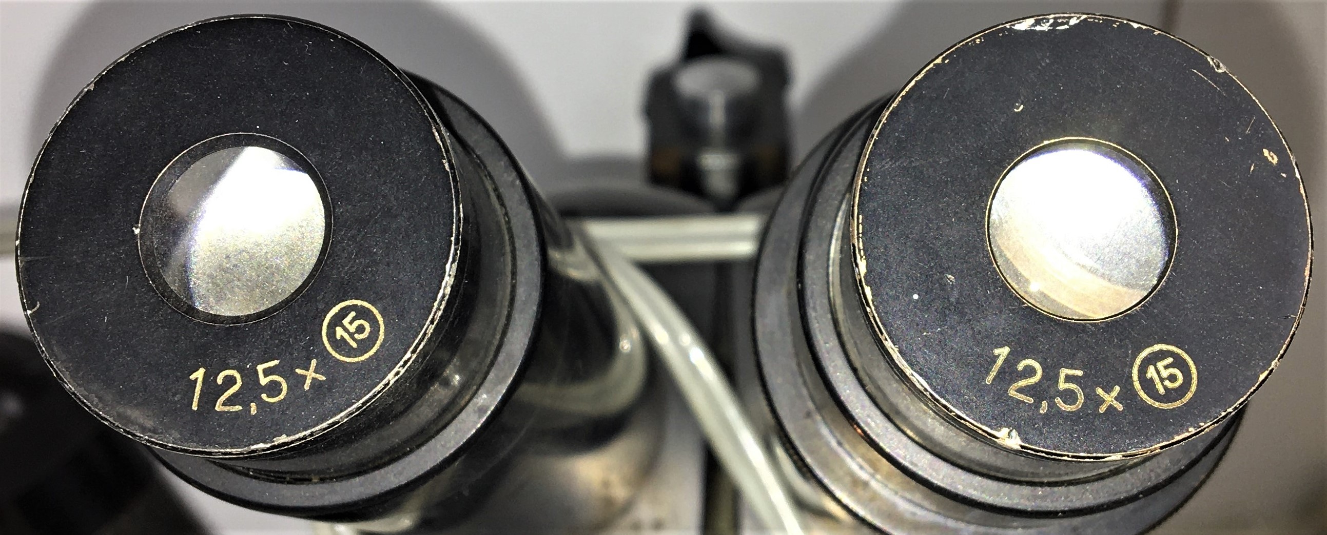 Used Zeiss Jena Binocular Stereo Microscope with Transformer - 8X to 50X