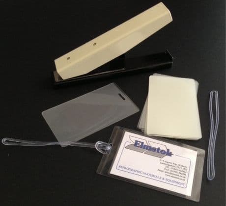 Luggage Tag No Slot Photo-Gloss Laminating Pouches (64 x 108mm) 250 & 350 micron - 500 per pack 250 Micron