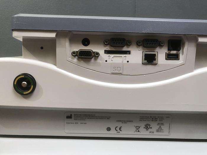 Gebraucht GE MAC 1600 EKG Gerät Elektrokardiograph auf Trolley
