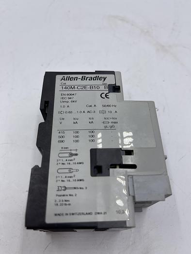 Used Allen-Bradley 140M-C2E-B10 Ser B 