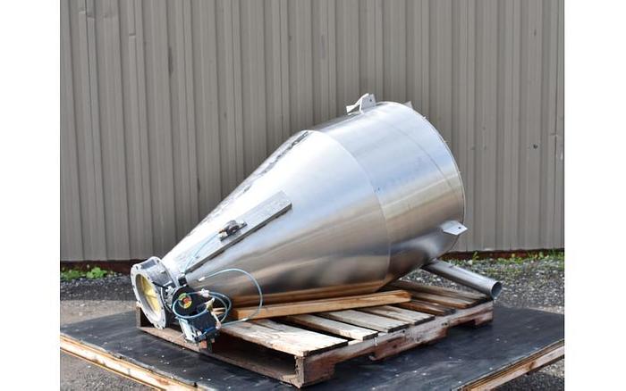 Used USED 110 GALLON TANK (HOPPER/CYCLONE), STAINLESS STEEL