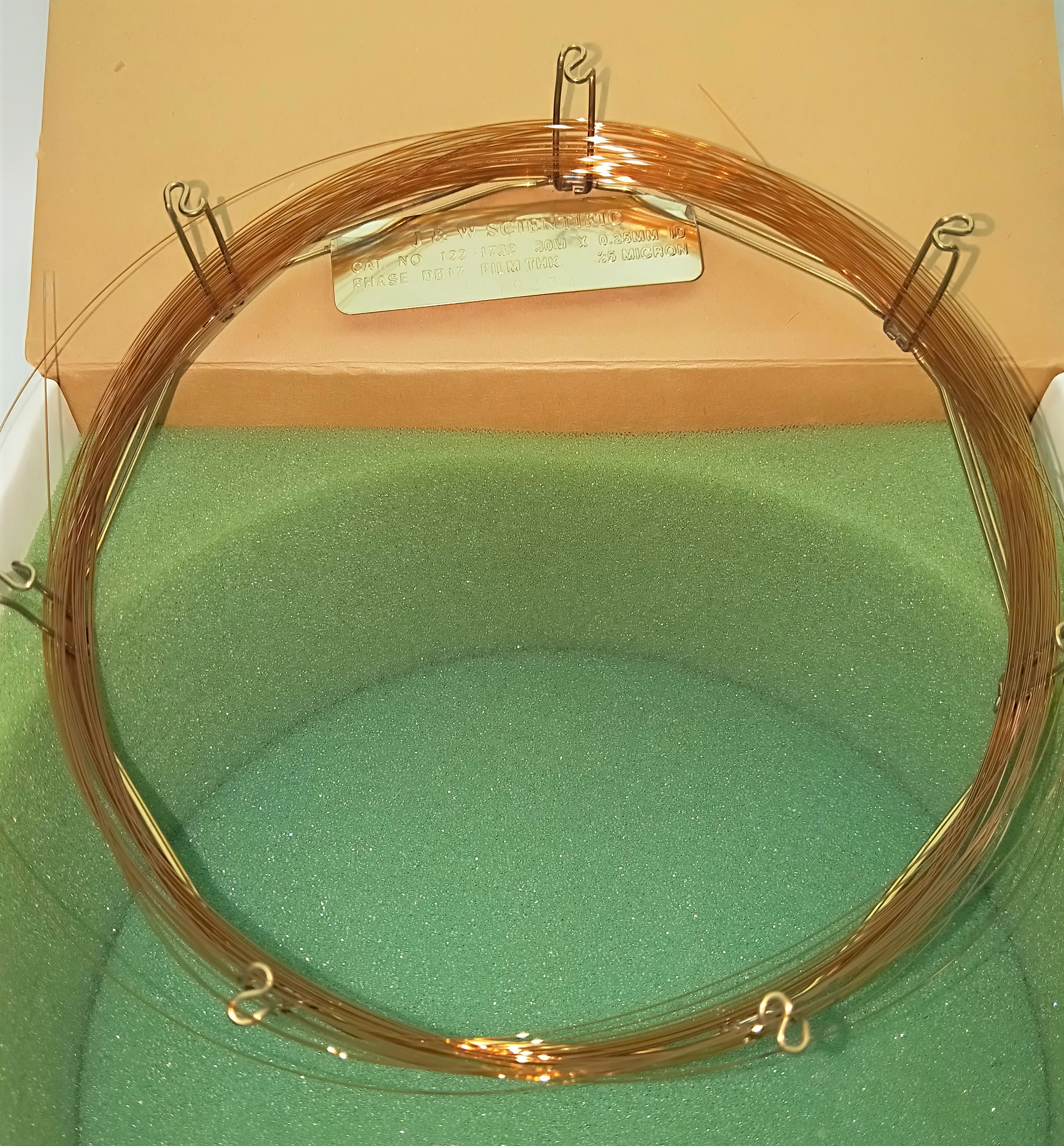 New Open Box J&W DB-17 (122-1732) Capillary Column - 30M x 0.25mm x 0.25µm