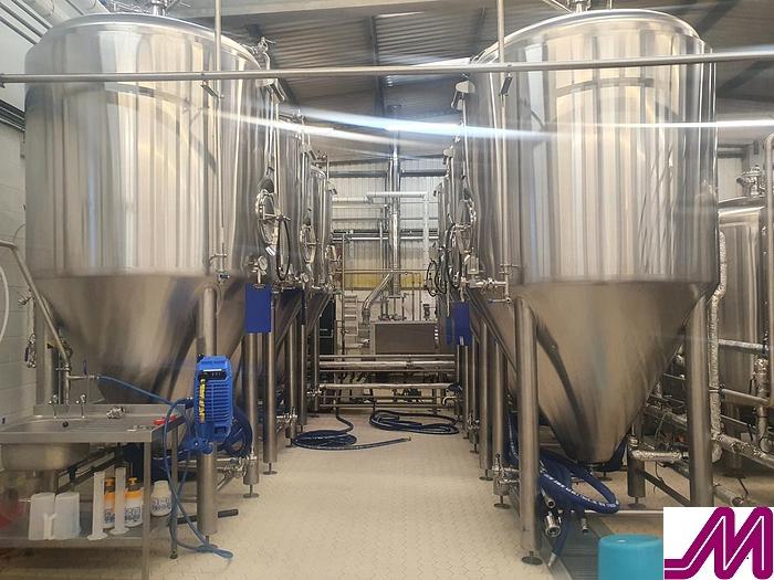 Used 2016 Complete 30Hl Brewhouse with Fermenters and Bight Beer Tanks