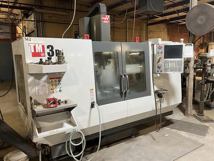 Used 2017 HAAS TM-3P 4-Axis CNC Vertical Machining Center