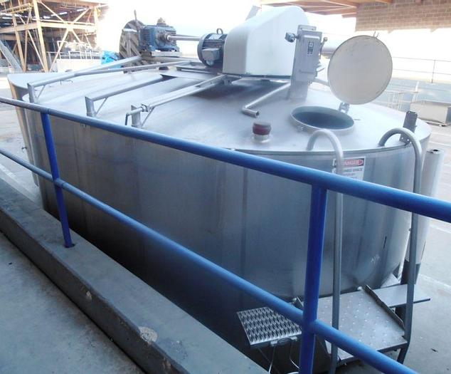 Used Tank, 4,500 Gallon, S/st, Damrow, Dbl 00, Cheese Vat, (2)Tank, 4,500 Gallon, S/st, Damrow, Dbl 00, Cheese Vat, (2) #L740790