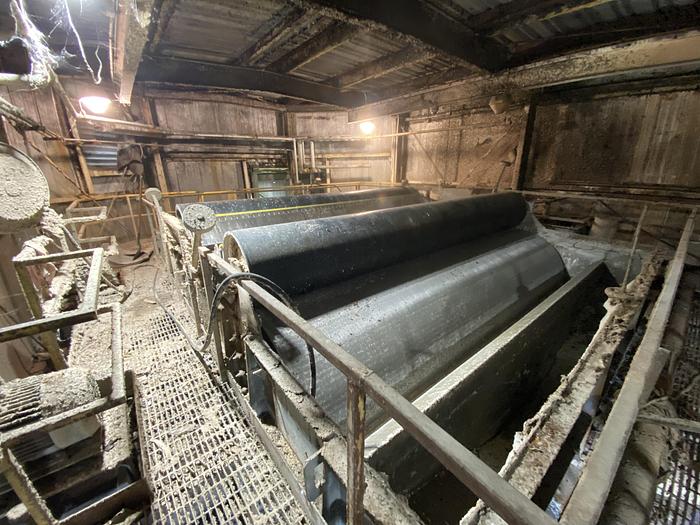 Used Black Clawson Cylinder Thickeners, 180" Face #44407