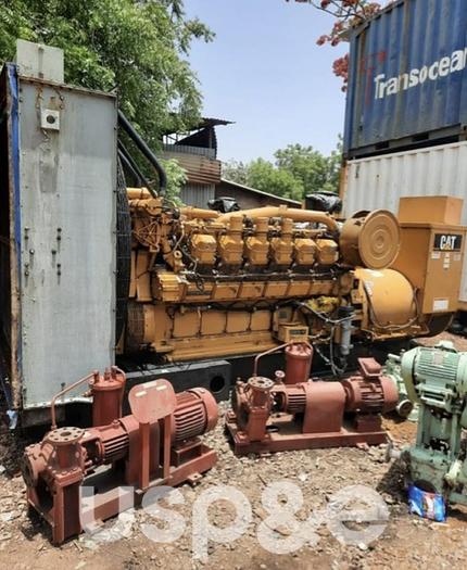 Used 1 MW 2004 Used Caterpillar 3512 Diesel Generator Sets