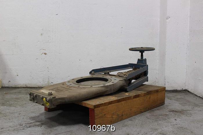 Unused Dezurik DN300UNIVAL Knife Gate Valve, 12", Gear Operated, (Unused) #10967