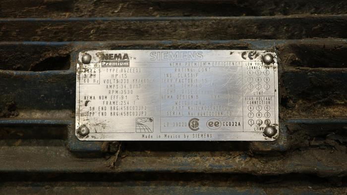 Used Siemens RGZEESD A/C Motor #44490
