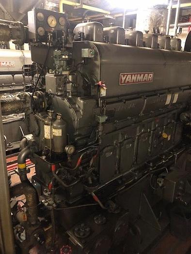 Used Yanmar 6N21AL-EN generator sets x 2 units