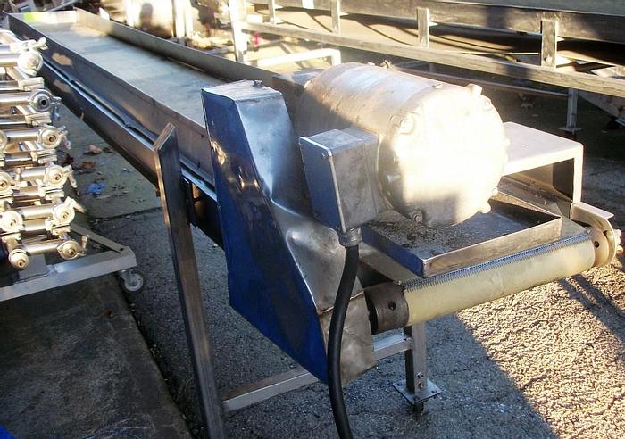 Used Conveyor, Belt, 15" x 18'6", S/st, Portable #S742885