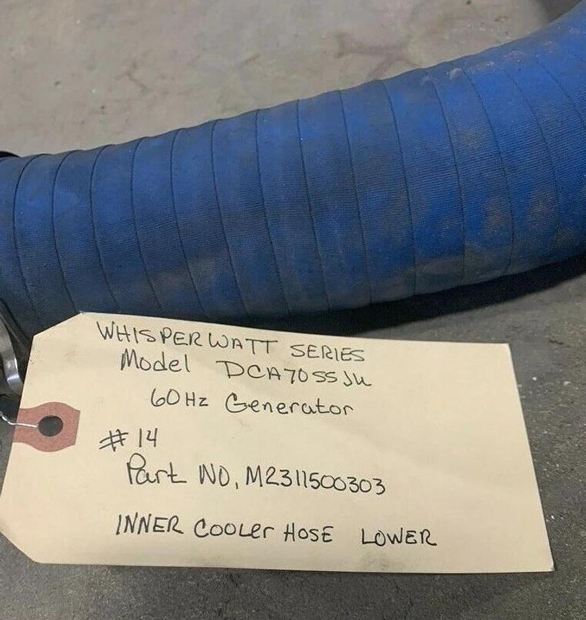Used Mulitquip MQ Power Lower Inner Cooler Hose DCA70SSJU4i | P/N: M2311500303