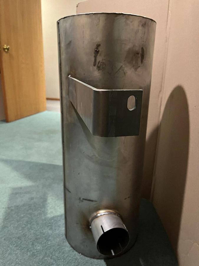 New Cummins Exhaust Muffler - P/N: 0155-4598