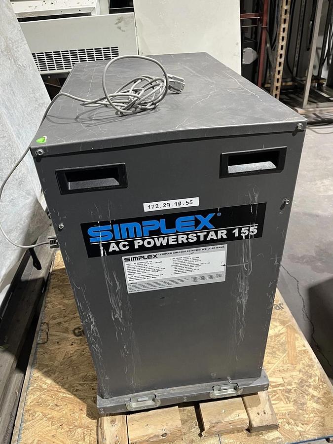 Used 150kW Load Bank | Simplex AC Powerstar 155 Forced Air-Cooled | 480V 3Ph