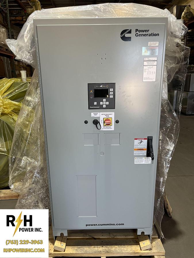 New 150A 208VAC Cummins CXTC8 Spec. A Automatic Transfer Switch - S/N: A23M204627