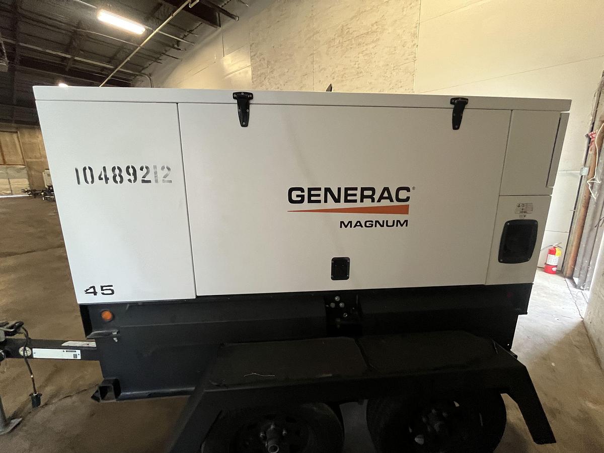 Used 45 kVA Generac MMG45IF4 Mobile Diesel Generator - S/N: 1602369