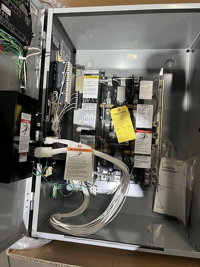 New 225A 480VAC Cummins OTECB Spec. B Automatic Transfer Switch