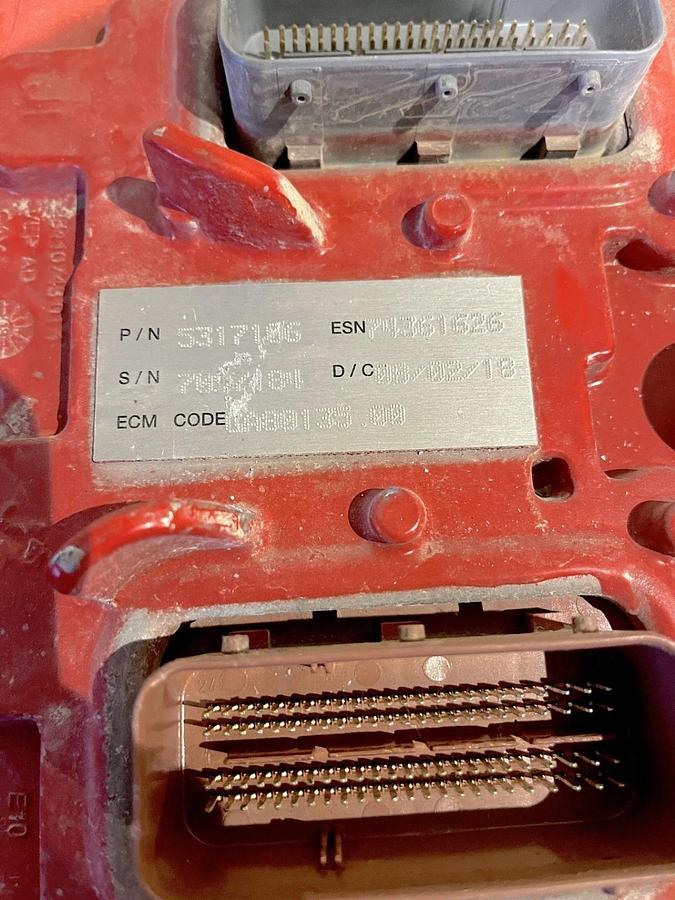 Used Cummins ISX15 ECM Engine Control Module P/N: 5317106 from QSB5-G11 S/N: 74361626