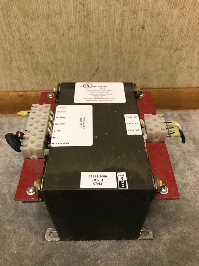 Used Used Nova Industrial Control Transformer 2000VA | 0163-01-0006