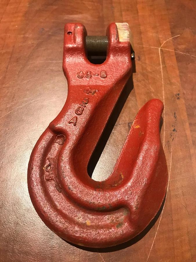 New Crosby 5/8" A-338 16MM Clevis Grab Hook Grade 80 WLL 18,100 lbs.