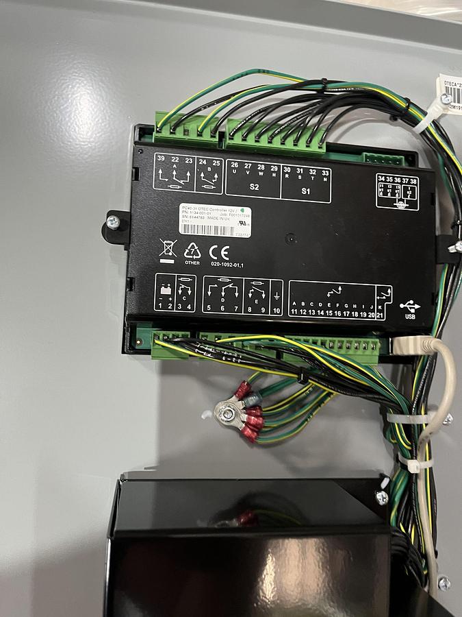 New 125A 480VAC Cummins OTECA Spec. B Automatic Transfer Switch