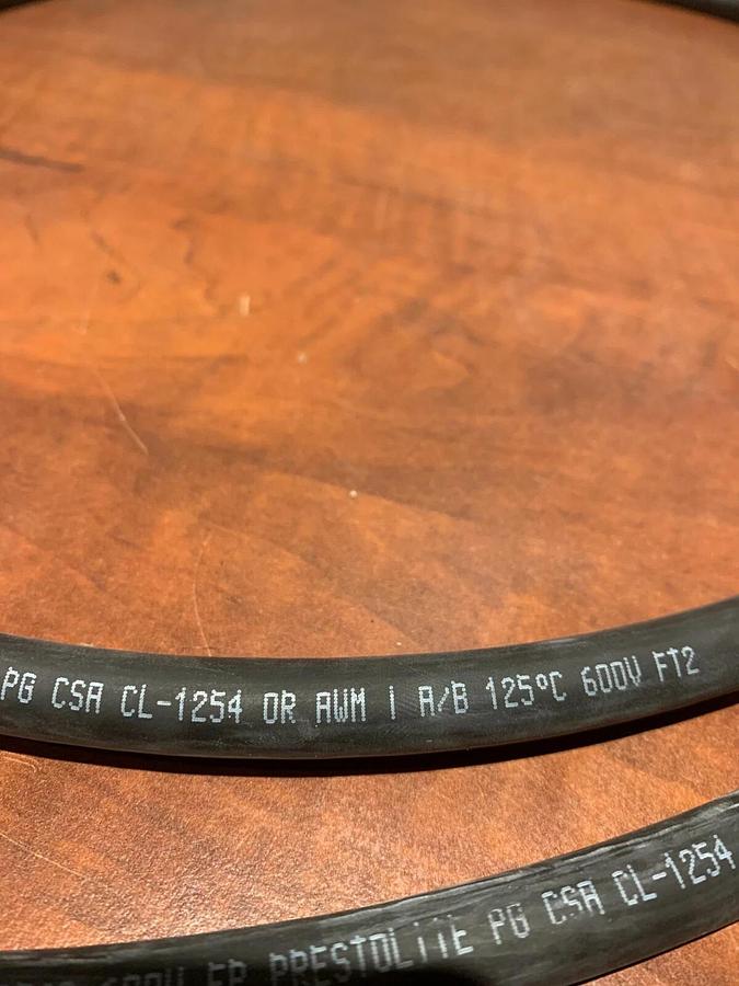 Used (2 Pack) 70" Long 2 AWG Electrical Lead Wire 600V USA | Cummins P/N: A032X863