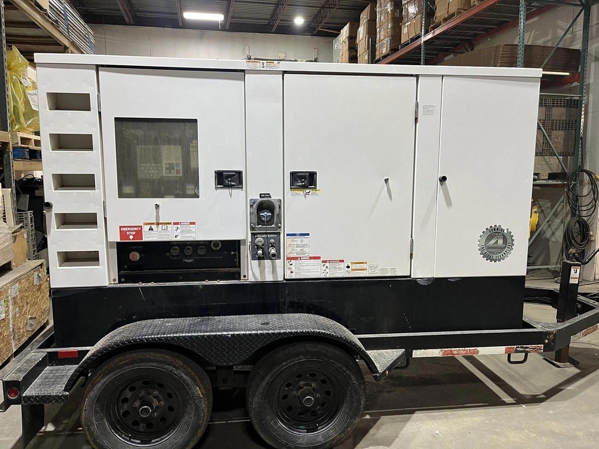 Used 70kw Cummins C70D2RE Spec. B Mobile Diesel Generator - S/N: H190629932