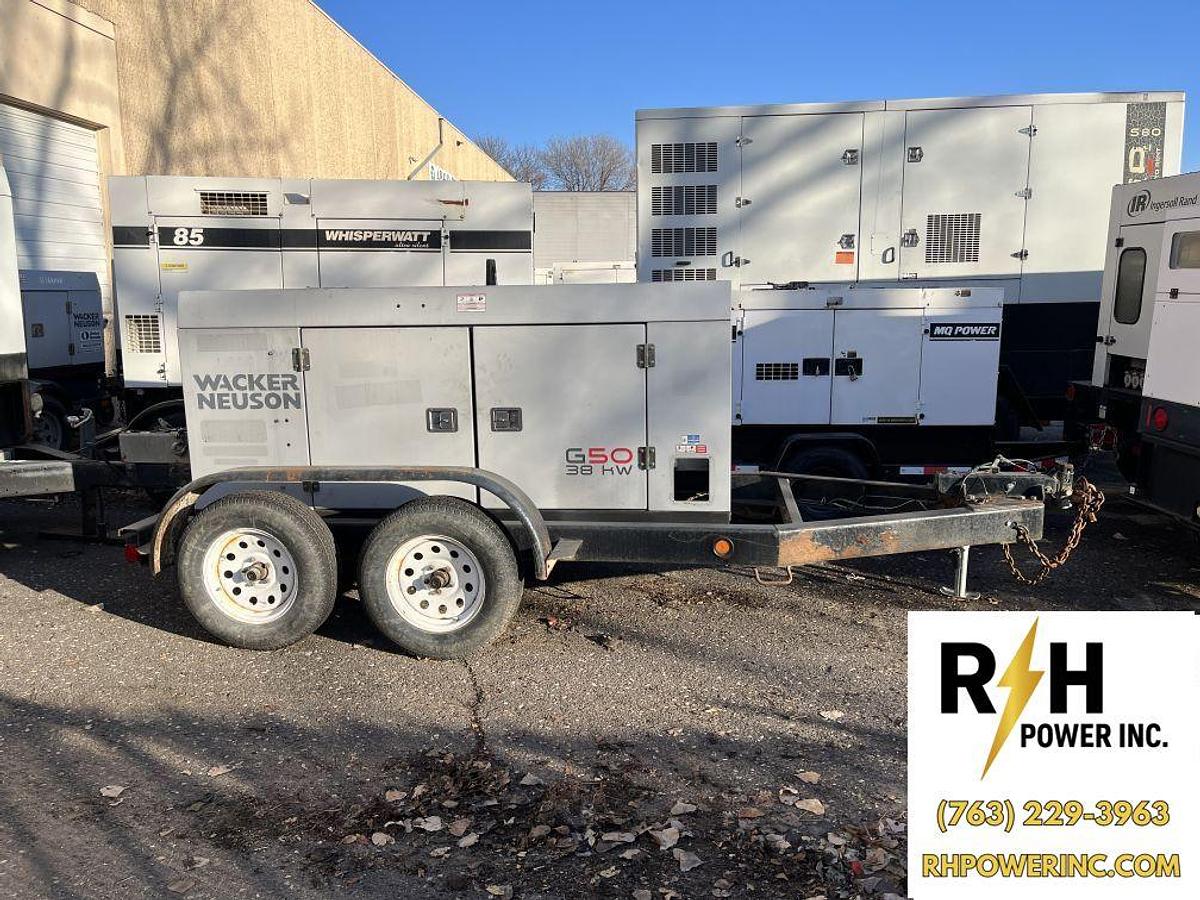 Used 14' Double Axle Trailer (Wacker Neuson Enclosure not included)