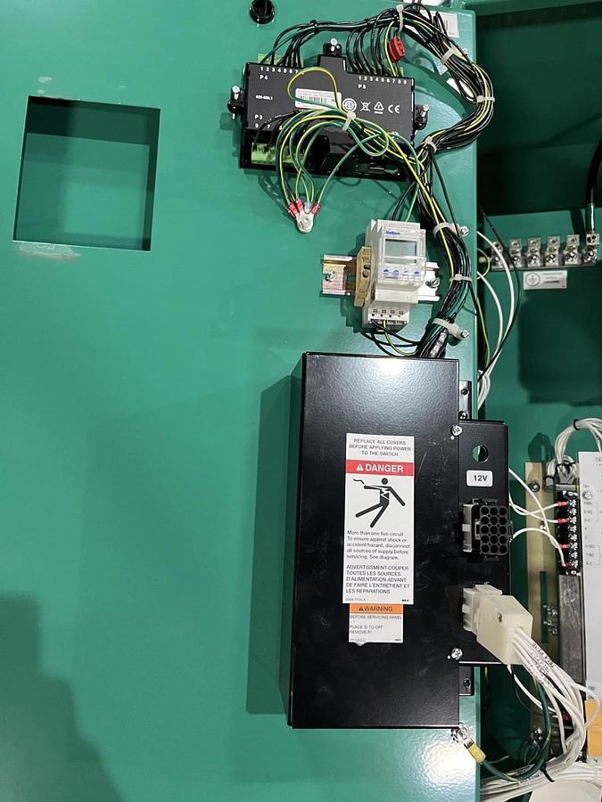 Used 100 Amp Cummins OTECSEA Spec. A Automatic Transfer Switch S/N: L17M290545