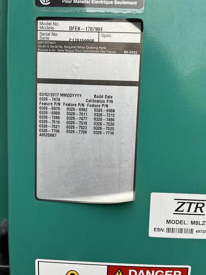 Used 500kw Cummins C500D6RG Mobile Diesel Generator - S/N: C170159908